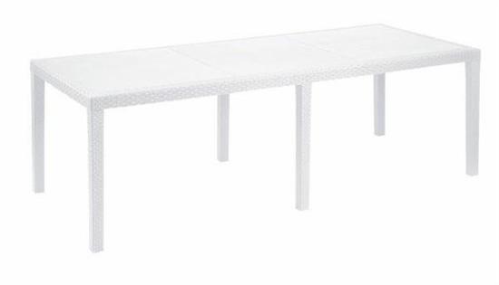 TAVOLO QUEEN BIANCO 220X90X72CM 20KG (CONF. 94X78X21CM)