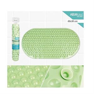 TAPPETO DOCCIA VASCA PVC 66 X 36 CM VERDE MENTA