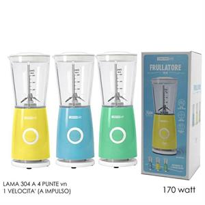 FRULLATORE 0,4 LT 170 W 3 COLORI ASS