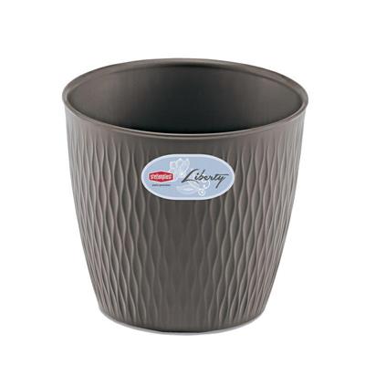 VASO LIBERTY 20XH19CM COLORE GRIGIO QUARZO