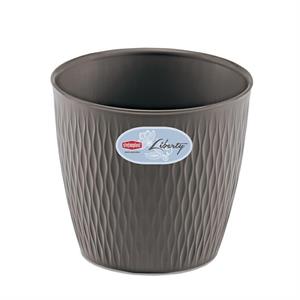 VASO LIBERTY 25XH23CM COLORE GRIGIO QUARZO