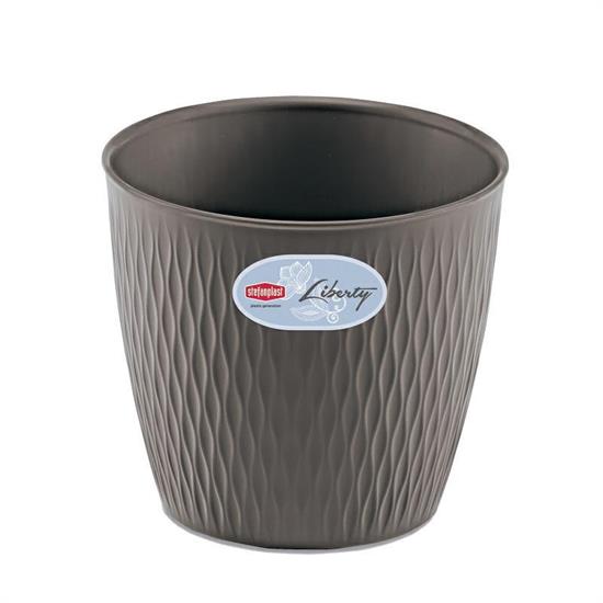 VASO LIBERTY 30XH27CM COLORE GRIGIO QUARZO