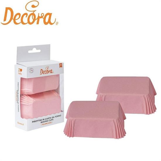 PIROTTINI PLUM CAKE 8 X 5 X 3,2 CM CONF. 36 PZ ROSA