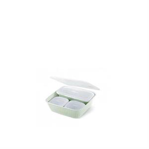 CONTENITORE FRIGO DORICA 4PZ COLORE VERDE