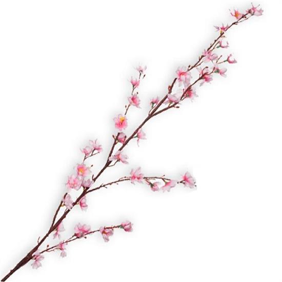 FIORE DI PESCO GRANDE COLORE ROSA 120CM