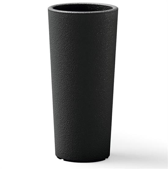 VASO TONDO ALTO CLOU H85CM COLORE ANTRACITE