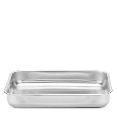 TEGLIA RETTANGOLARE INOX CM.35 ANTIADERENTE STEEL PAN