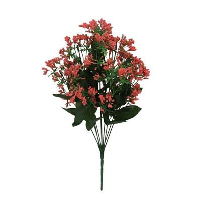 FIORE BOUQUET GYPSOPHILLA 10 FIORI 54 CM COLORE ROSSO