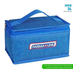 BORSA TERMICA PORTAMEDICINALI JEANS 3 LT 20 X 12 CM