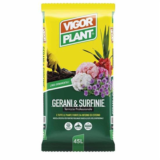 TERRICCIO SUBSTRATO DI COLTIVAZIONE GERANI E SURFINIE 45 LT