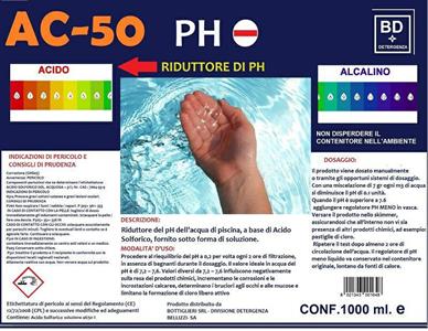 RIDUTTORE DI PH 1000ML AC50