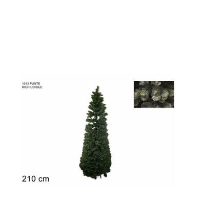 ALBERO DI NATALE RICHIUDIBILE 210 CM 1013 PUNTE