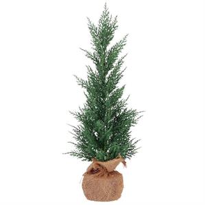 ALBERO NATALIZIO CON BASE JUTA D. 9 X H52 CM