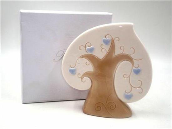 ALBERO DELLA VITA IN CERAMICA GRANDE COLORE CELESTE