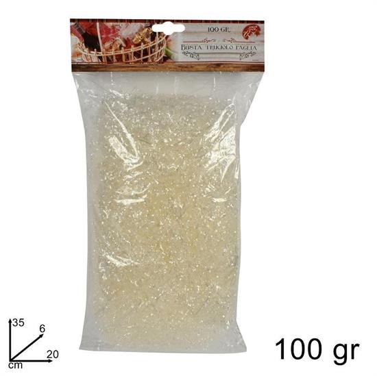 BUSTA TRUCIOLO PAGLIA TRASPARENTE 100 GR