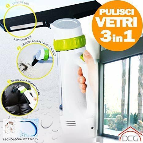 ASPIRATORE PULISCIVETRI 3IN1