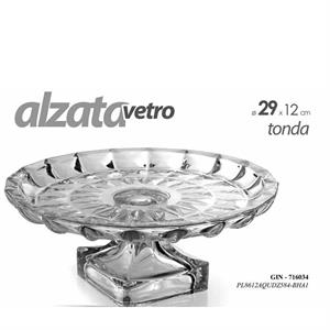 ALZATA IN VETRO TONDA D.29CM