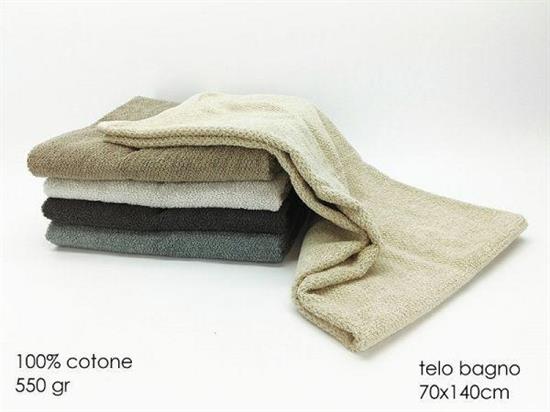 ASCIUGAMANO TELO BAGNO 70X140CM PREMIUM 5COLORI ASS.