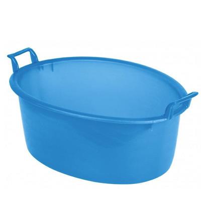 BAGNO OVALE 50 CM AZZURRO ECOPLAST