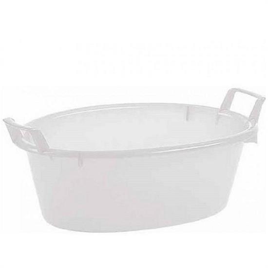 BAGNO OVALE NEUTRO 46x36x16 CM 14LT