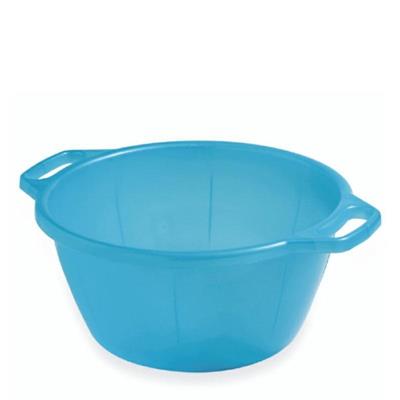 BAGNO TONDO 35 CM AZZURRO ECOPLAST