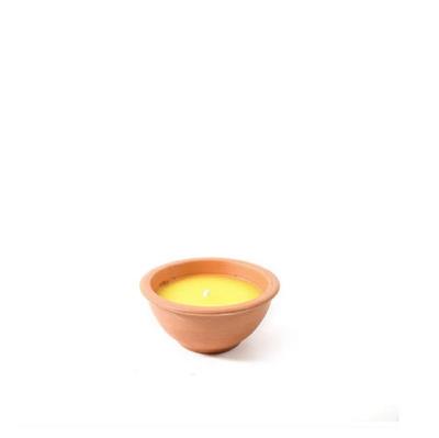 CANDELA CITRONELLA VASO COCCIO 14 X 6,5 CM