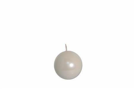 CANDELA SFERA LUCID D. 6CM COLORE MADREPERLA