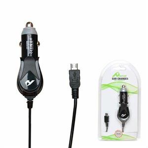 CARICA BATTERIA DA AUTO PER MICRO USB COL. NERO