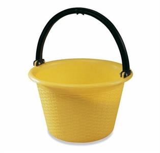 CESTA TONDA AGRICOLA LT.15 AGRUMI COLORE GIALLO